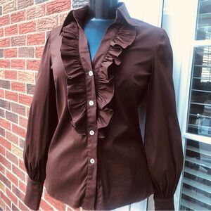 Ruffles Edwardian Style sleeves Blouse